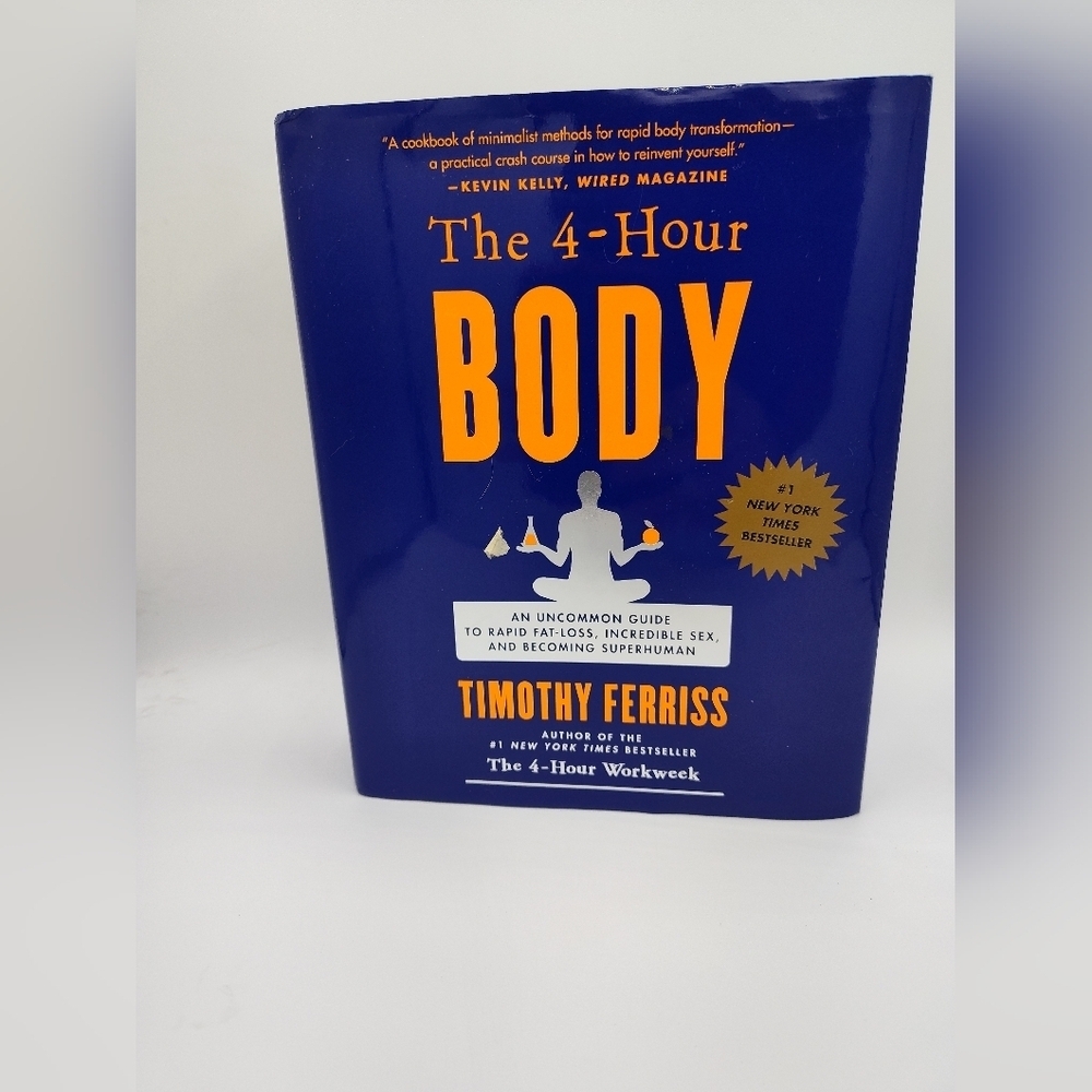 The 4-Hour Body by Timothy Ferriss - Blue Cover UNBROKEN SPINE